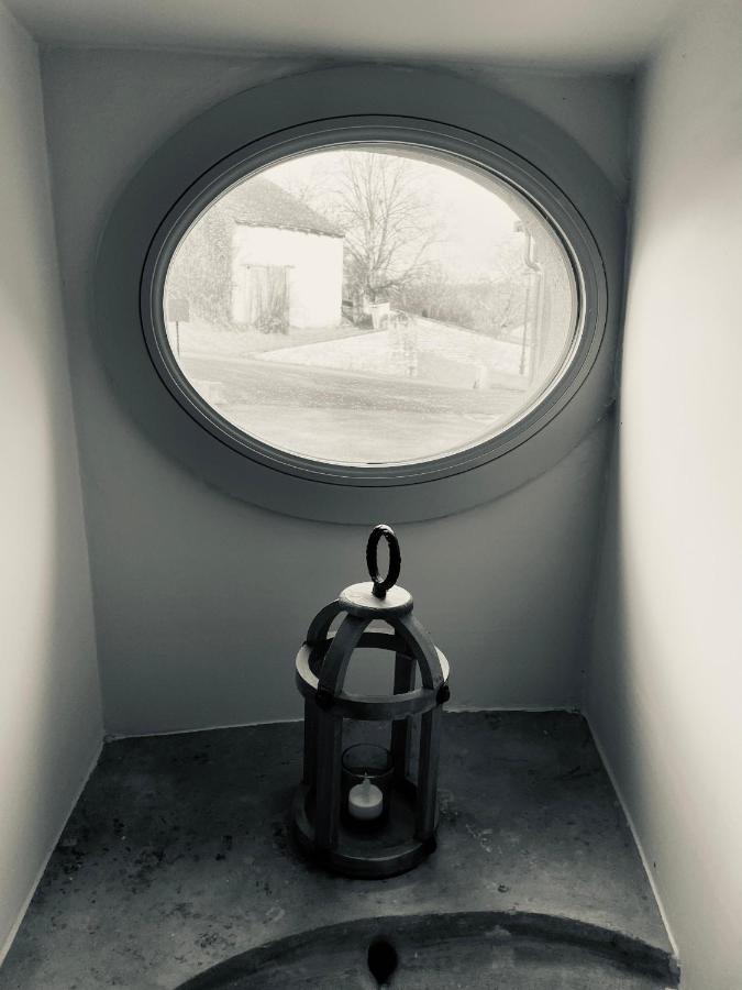 Chez la Rose luxueuse cottage avec jacuzzi Rouvres-la-Chétive Extérieur photo